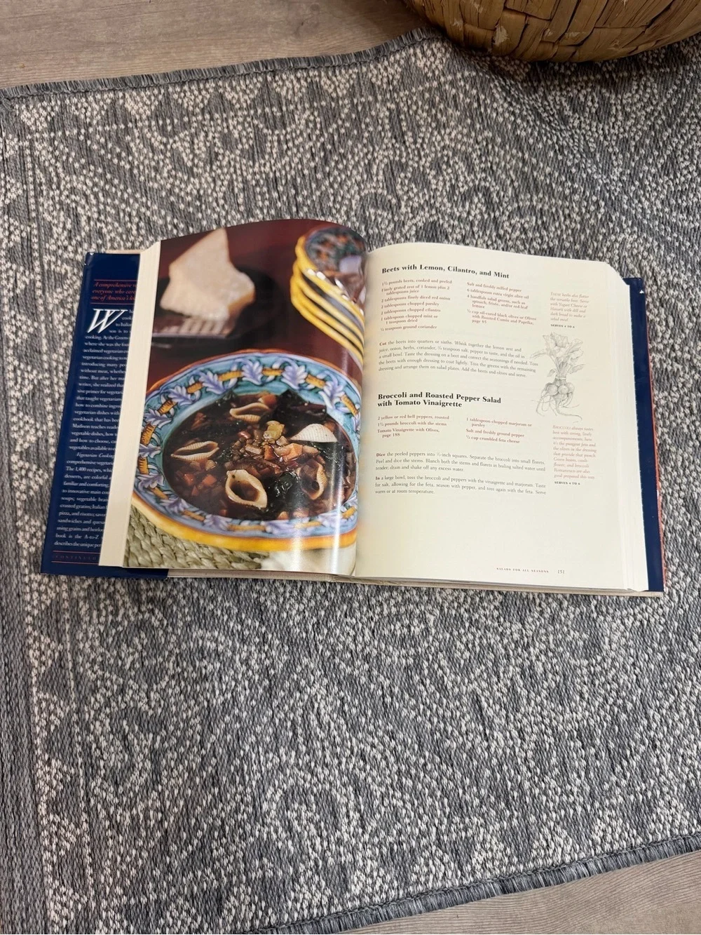 Vintage 90s Vegetarian Cookbook -Vegetarian Cooking for Everyone by
